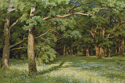 The Forest Clearing, 1896 | Ivan Shishkin | Painting Reproduction