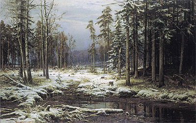The First Snow, 1875 | Ivan Shishkin