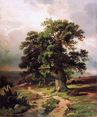 Eichen, 1864 von Ivan Shishkin | Gemälde-Reproduktion