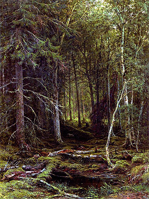 Backwoods, 1872 | Ivan Shishkin | Painting Reproduction