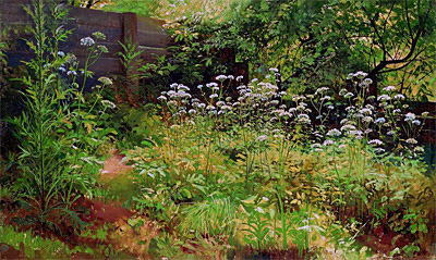 Goutweed-Grass. Pargolovo, c.1884/85 | Ivan Shishkin | Painting Reproduction
