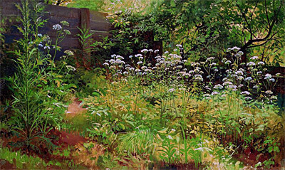 Gierschgras. Pargolovo, c.1884/85 von Ivan Shishkin | Gemälde-Reproduktion