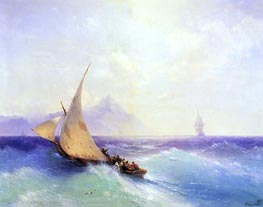 Rescue at Sea | Aivazovsky | Painting Reproduction