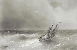 High Seas, 1874 by Aivazovsky | Painting Reproduction