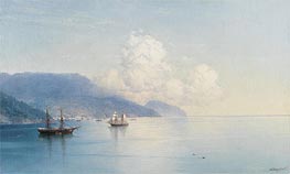 The Bay of Yalta, Undated by Aivazovsky | Painting Reproduction