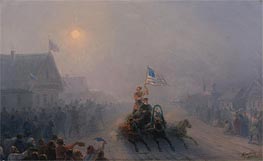 Distributing Supplies, 1892 by Aivazovsky | Painting Reproduction