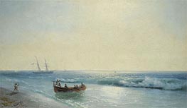 Sailors Coming Ashore, 1897 by Aivazovsky | Painting Reproduction