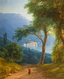 View from Livadia Park, 1861 by Aivazovsky | Painting Reproduction