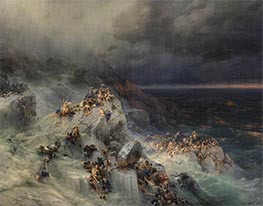 Great Flood, 1864 by Aivazovsky | Painting Reproduction