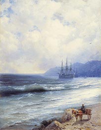 Tide, 1870s by Aivazovsky | Painting Reproduction