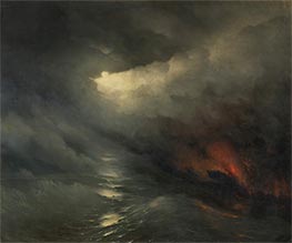 Weltschöpfung, 1864 von Aivazovsky | Gemälde-Reproduktion