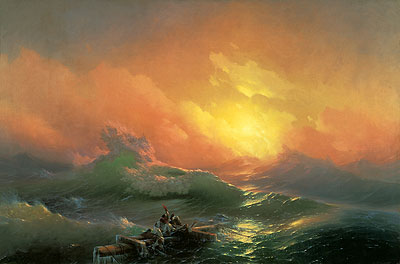 Die neunte Woge - Aivazovsky