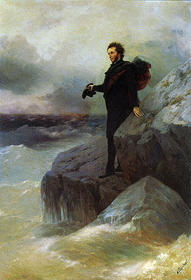 Pushkin bids Farewell to the Black Sea, 1887 | Aivazovsky | Painting Reproduction