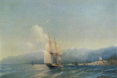 Die Krim, 1852 von Aivazovsky | Gemälde-Reproduktion