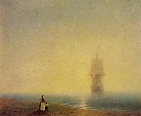 Morning at Sea, 1849 | Aivazovsky | Painting Reproduction