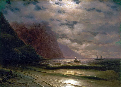 Felsige Küste | Aivazovsky | Gemälde Reproduktion