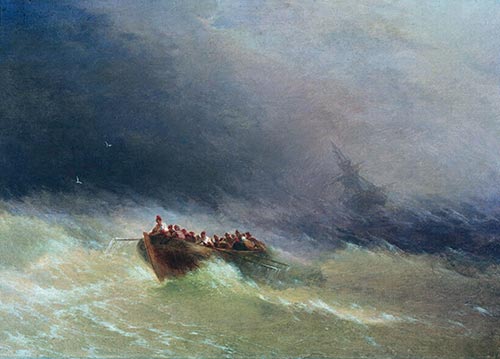 Survivors | Aivazovsky | Painting Reproduction