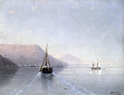 Stille, 1885 von Aivazovsky | Gemälde-Reproduktion