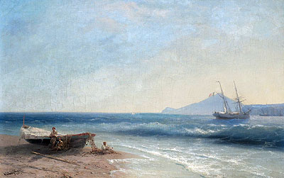Marine Scene, 1893 | Aivazovsky | Painting Reproduction