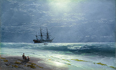 Moonlit ... | Aivazovsky | Painting Reproduction