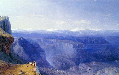 Der Kaukasus, 1868 von Aivazovsky | Gemälde-Reproduktion