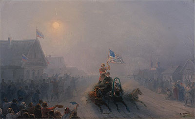 Distributing Supplies, 1892 | Aivazovsky | Painting Reproduction
