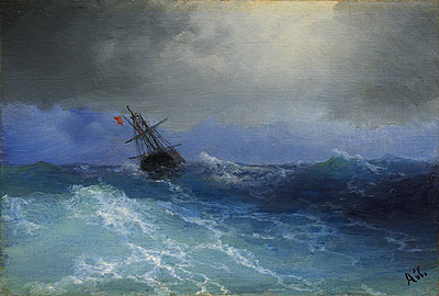 Marine, Undated | Aivazovsky | Gemälde Reproduktion