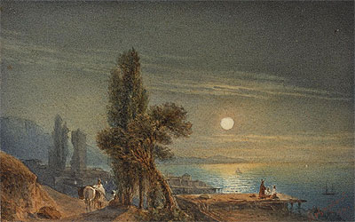 Kaukasus, 1871 von Aivazovsky | Gemälde-Reproduktion