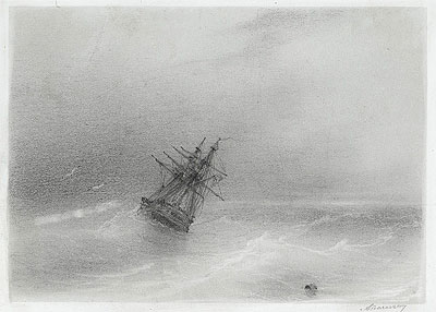 High Seas, Undated | Aivazovsky | Painting Reproduction