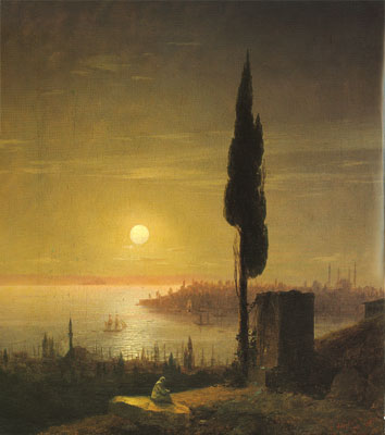 Constantinople, 1848 | Aivazovsky | Gemälde Reproduktion