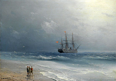 Calm Waters, 1875 | Aivazovsky