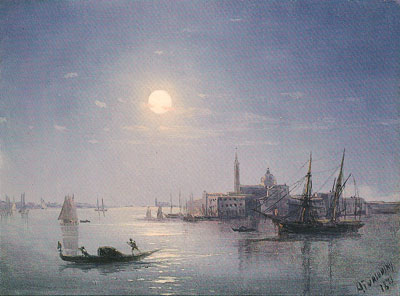 Venice, 1873 | Aivazovsky | Painting Reproduction