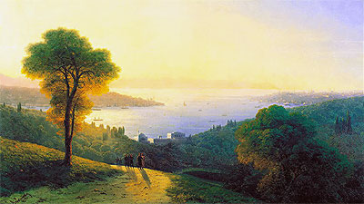 Constantinople from Topkapi, 1874 | Aivazovsky | Painting Reproduction