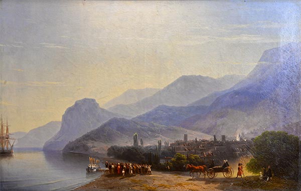 Alushta, 1878 | Aivazovsky | Painting Reproduction