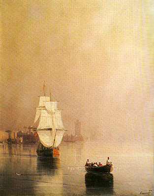 Rhodes, 1874 | Aivazovsky | Gemälde Reproduktion