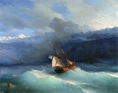 Along the Coast, n.d. | Aivazovsky | Gemälde Reproduktion
