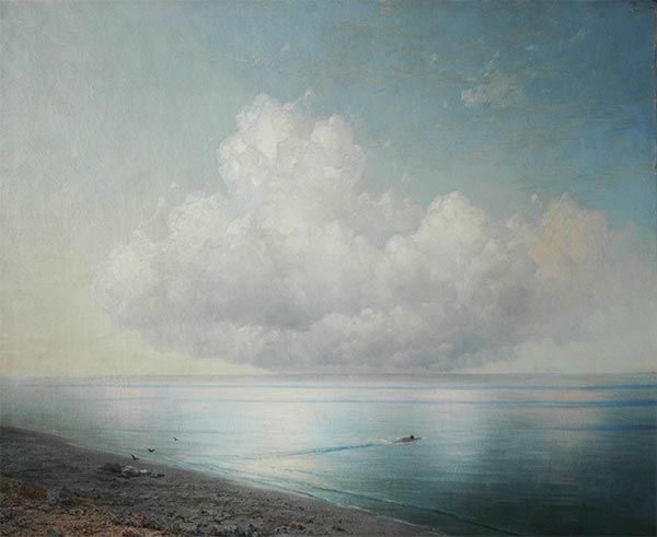 Gruppe von Wolken, 1889 | Aivazovsky | Gemälde Reproduktion