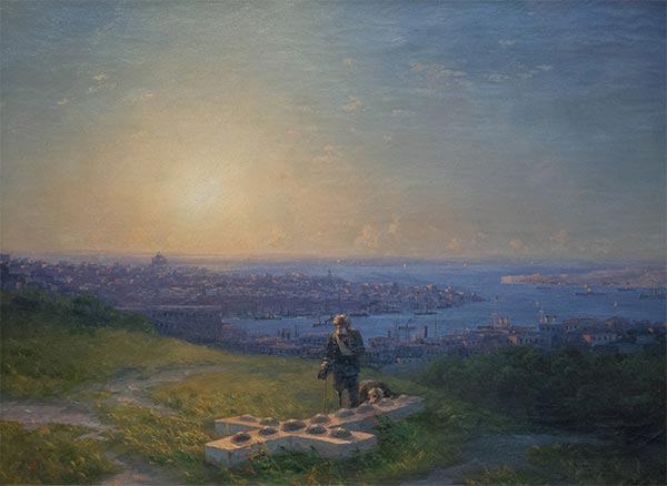 Malakhov Kurgan, 1893 | Aivazovsky | Painting Reproduction