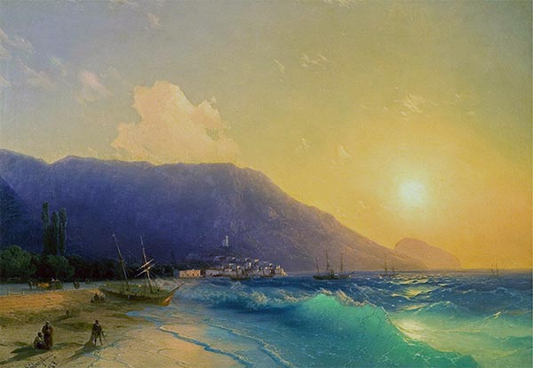 Sea View, 1867 | Aivazovsky | Painting Reproduction