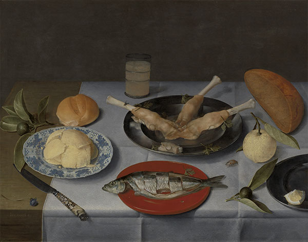 Frühstück, c.1615 | Jacob van Hulsdonck | Gemälde Reproduktion