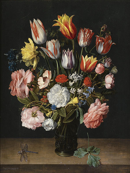 Stillleben aus Tulpen, c.1615 | Jacob van Hulsdonck | Gemälde Reproduktion