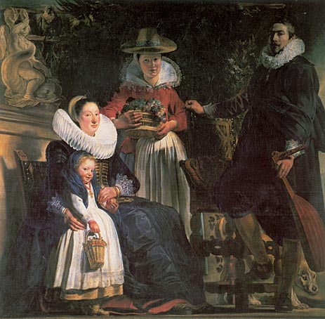 Die Malerfamilie, c.1621/22 | Jacob Jordaens | Gemälde Reproduktion