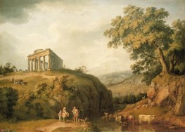 Der Tempel von Segesta | Philippe Hackert | Gemälde Reproduktion