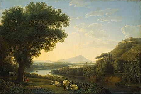 Italienische Landschaft, 1795 | Philippe Hackert | Gemälde Reproduktion