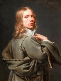 Portrait of Young Man, undated by Jacob van Oost | Painting Reproduction