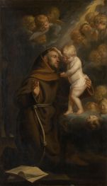 The Infant Christ appears to Saint Antony, c.1640/50 by Jacob van Oost | Painting Reproduction