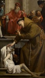 Saint Antony raising a Man from the Dead, c.1640/50 by Jacob van Oost | Painting Reproduction