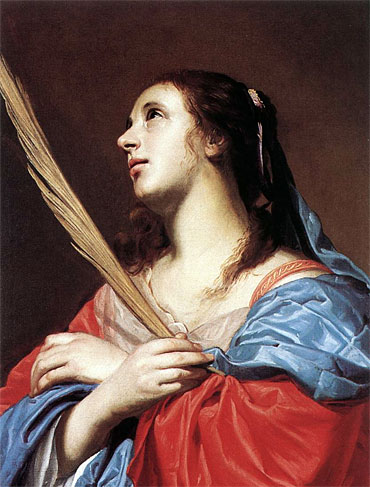 Female Martyr, n.d. by Jacob van Oost | Painting Reproduction