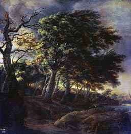 Landscape | Ruisdael | Gemälde Reproduktion