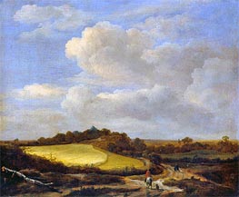 The Wheatfield, undated by Ruisdael | Painting Reproduction